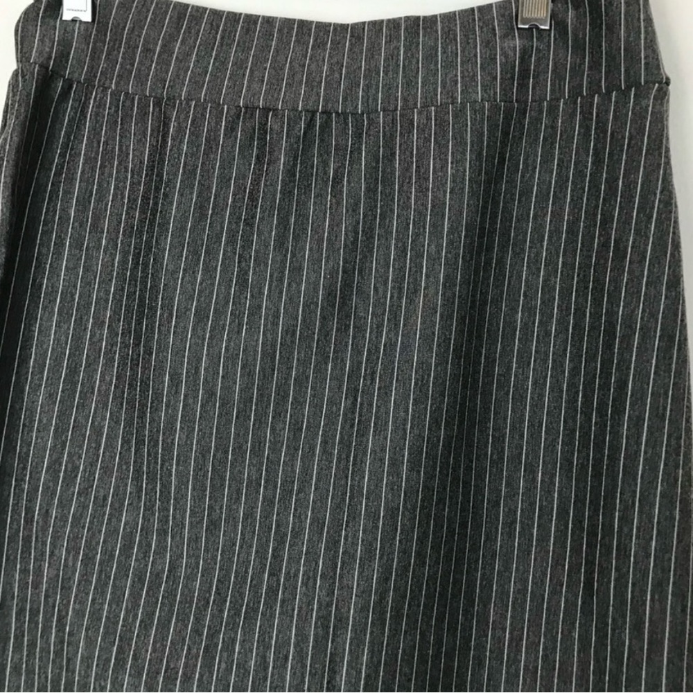 Gray Pinstripe Skirt - Picture 5 of 5